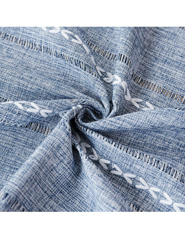 Mantel de Mesa de Noche Utobanh 40x90 cm Azul Grisáceo