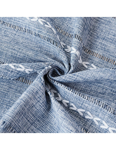 Mantel de Mesa de Noche Utobanh 40x90 cm Azul Grisáceo