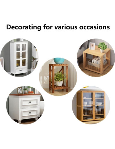 Mantel de Mesa de Noche Utobanh 40x90 cm Azul Grisáceo