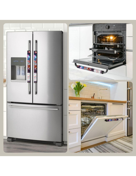 Cubiertas para Manijas de Refrigerador LORTURE 4 de Julio - Juego 2