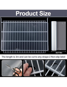 Forros de Estante Kathfly 30cm x 3.05m Transparentes 2