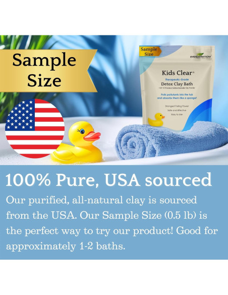 Baño de Arcilla Detox Claro para Niños Evenbetternow 227g