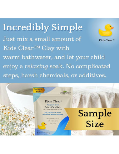 Baño de Arcilla Detox Claro para Niños Evenbetternow 227g
