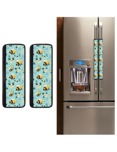 Cubiertas de Manijas de Refrigerador NeuKim 40x14 cm Abejorros
