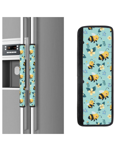 Cubiertas de Manijas de Refrigerador NeuKim 40x14 cm Abejorros