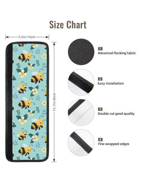 Cubiertas de Manijas de Refrigerador NeuKim 40x14 cm Abejorros