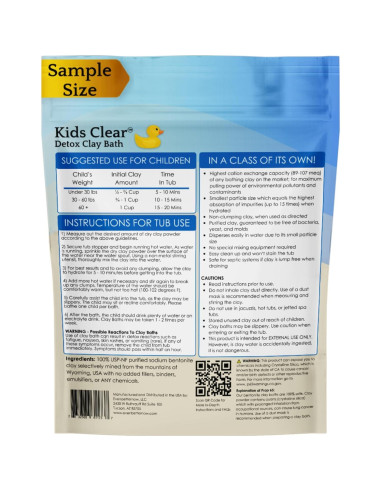 Baño de Arcilla Detox Claro para Niños Evenbetternow 227g