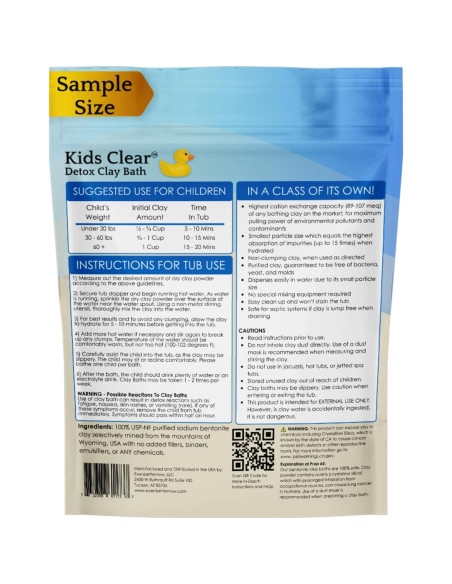 Baño de Arcilla Detox Claro para Niños Evenbetternow 227g