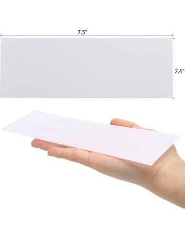200 Tiras de Cera No Tejidas BTYMS 6.6x19.05 cm Depilación