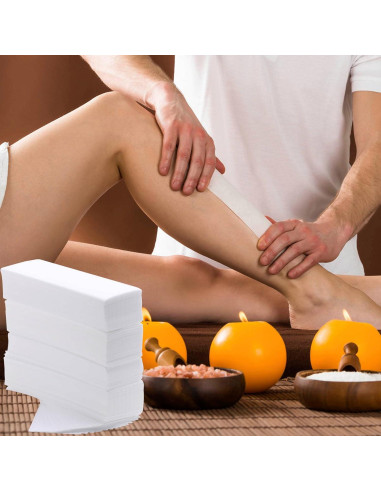 200 Tiras de Cera No Tejidas BTYMS 6.6x19.05 cm Depilación