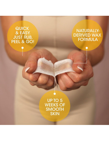 Cintas de Cera Facial Nad's - Natural 30 Cuentas