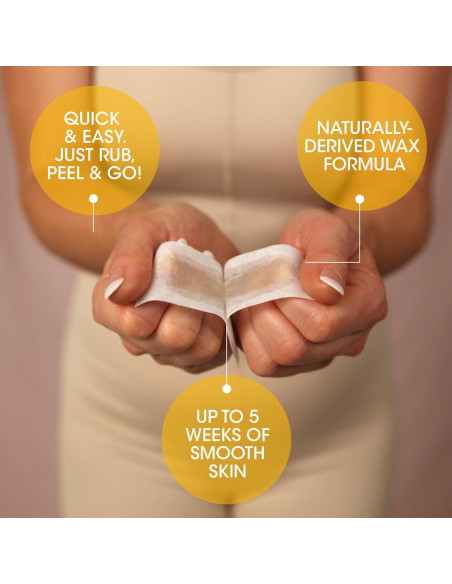 Cintas de Cera Facial Nad's - Natural 30 Cuentas