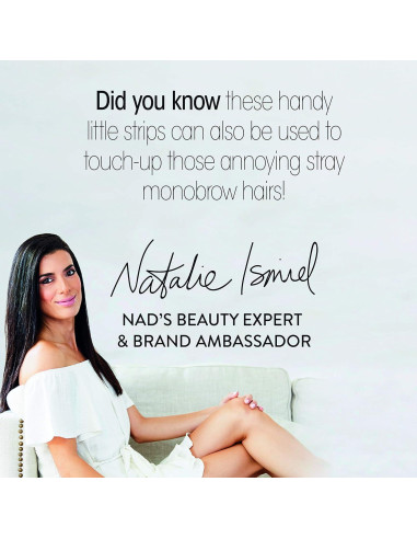 Cintas de Cera Facial Nad's - Natural 30 Cuentas