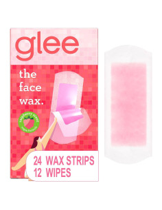 Cera Depilatoria en Tiras Glee Joy para Rostro - 24 Tiras