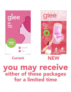 Cera Depilatoria en Tiras Glee Joy para Rostro - 24 Tiras 2