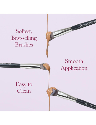 Brocha de Corrector A506 BK Beauty - Vegana y Precisa