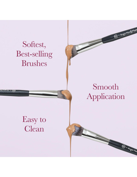 Brocha de Corrector A506 BK Beauty - Vegana y Precisa