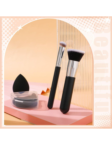 Juego de 6 Brochas de Maquillaje ProSuites - Negro