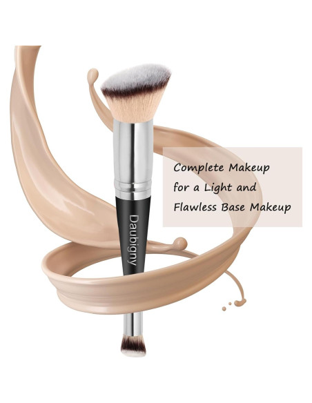Brocha de Maquillaje Doble Cara Daubigny Angulada Luxe