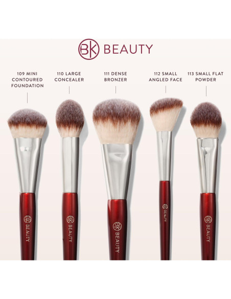 Juego de Brochas de Maquillaje BK Beauty 5PC Profesional