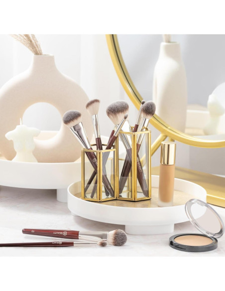 Juego de Brochas de Maquillaje BK Beauty 5PC Profesional