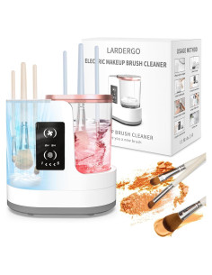 LARDERGO Máquina Limpiadora de Brochas de Maquillaje 20cm