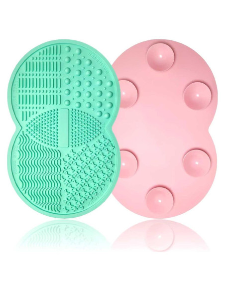 Alfombrilla de Limpieza de Brochas Vasterqua 2 Pcs Silicona