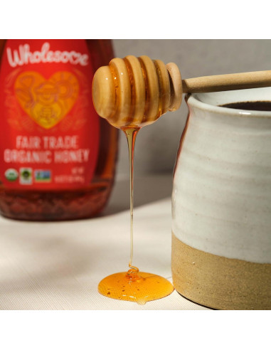 Botella de Miel Orgánica 453g Wholesome Sweeteners Pura