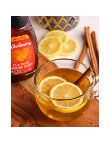 Botella de Miel Orgánica 453g Wholesome Sweeteners Pura