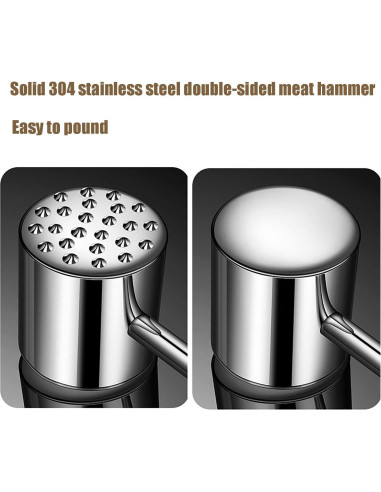 Ablandador de Carne Acero Inoxidable 304 FYUEROPA 26.67 cm