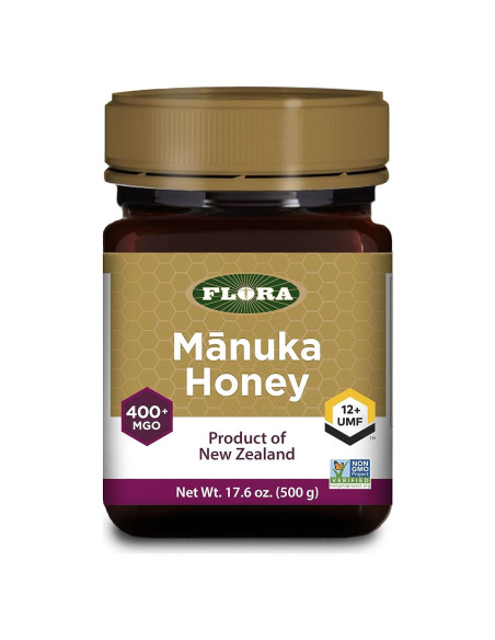 Miel de Manuka Flora MGO 400+ UMF 498 g Sostenible Nueva Zelanda