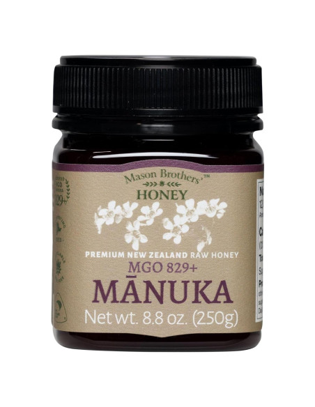 Miel Cruda de Manuka MGO 829+ Mason Brothers 249 g