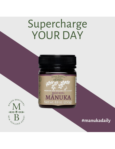 Miel Cruda de Manuka MGO 829+ Mason Brothers 249 g