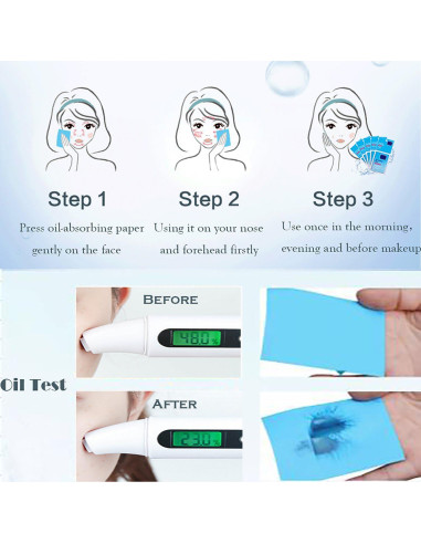 5 Paquetes de Hojas Absorbentes de Aceite COMFYTOUCH 300 Hojas