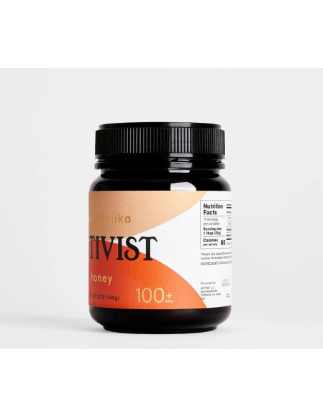 Miel Cruda de Manuka ACTIVIST 100+MGO 340g Nueva Zelanda