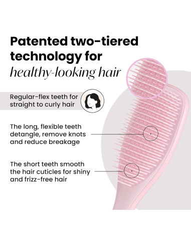 Duo Spray Desenredante y Cepillo Tangle Teezer Rosa 200ml