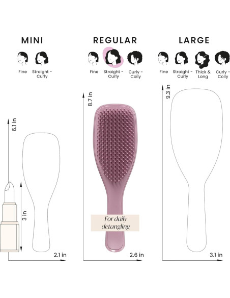 Cepillo Desenredante Tangle Teezer a Base de Plantas 23cm