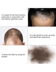 Atomizador Spray para Fibras de Cabello 20cm - Engrosador 2