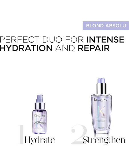 Sérum Capilar Kérastase Blond Absolute 50ml - Ácido Hialurónico 2%