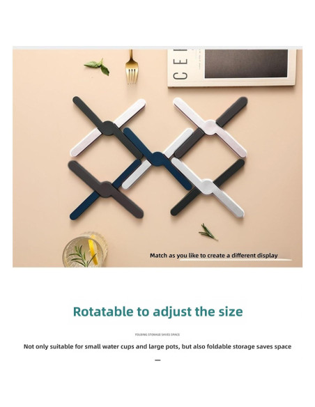 Juego de 3 Manteles de Silicona NISYOCIY Aislantes Calor