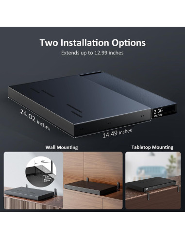 Bandeja Deslizante Motorizada NexiGo AS200 para Proyector UST 150"