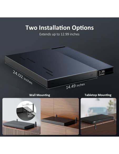 Bandeja Deslizante Motorizada NexiGo AS200 para Proyector UST 150"