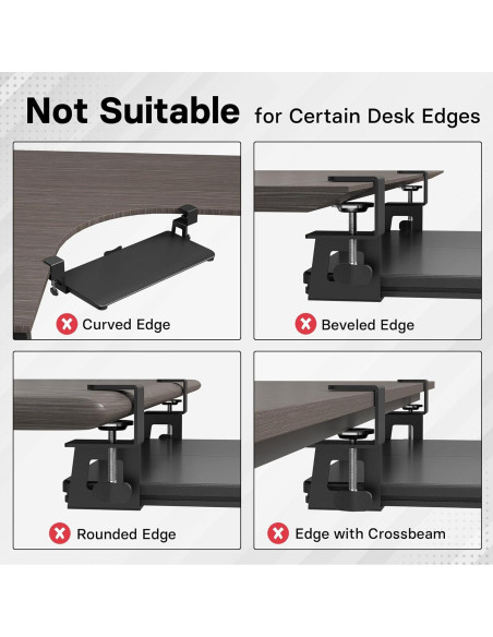 Bandeja para Teclado BONTEC KMT01 Deslizante Negra 65x30cm