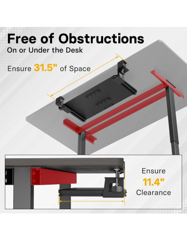 Bandeja para Teclado BONTEC KMT01 Deslizante Negra 65x30cm