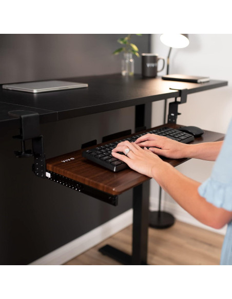 Juego de Rieles Ajustables VIVO para Bandeja de Teclado