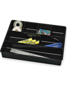 Organizador de Cajón Rubbermaid 7 Secciones Plástico Negro 2