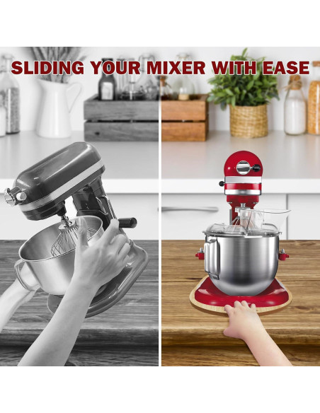 Alfombrilla deslizante BEEEYINGT para mezcladores 5-8Qt