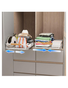 Organizador Expandible de Gabinete jkxoo 2 Paquetes 49.9 kg