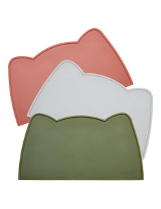 Alfombrilla de Comida para Gato OHMO Silicona Antideslizante