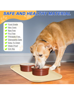 Alfombrilla de Silicona para Mascotas SMILOOL 60x40cm Antideslizante 2